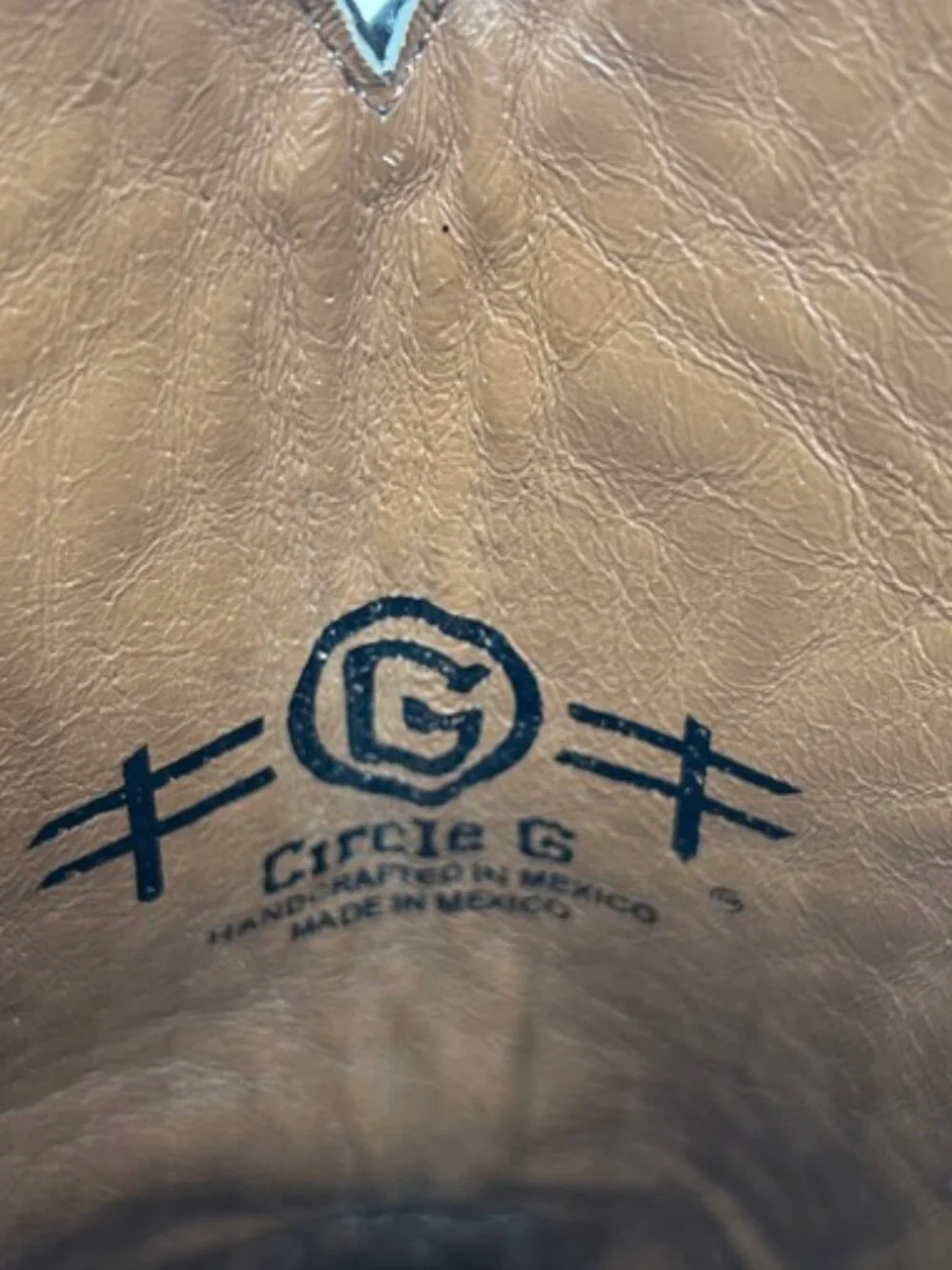 Circle G by Corral Brown Embroidered Western Cowboy Boot Women 9 Country Concert - Picture 8 of 9